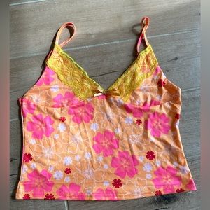 flower printed top
